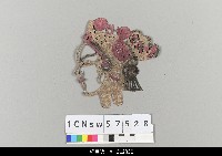 藏品(中國湖北皮影戲偶頭-武生)的圖片